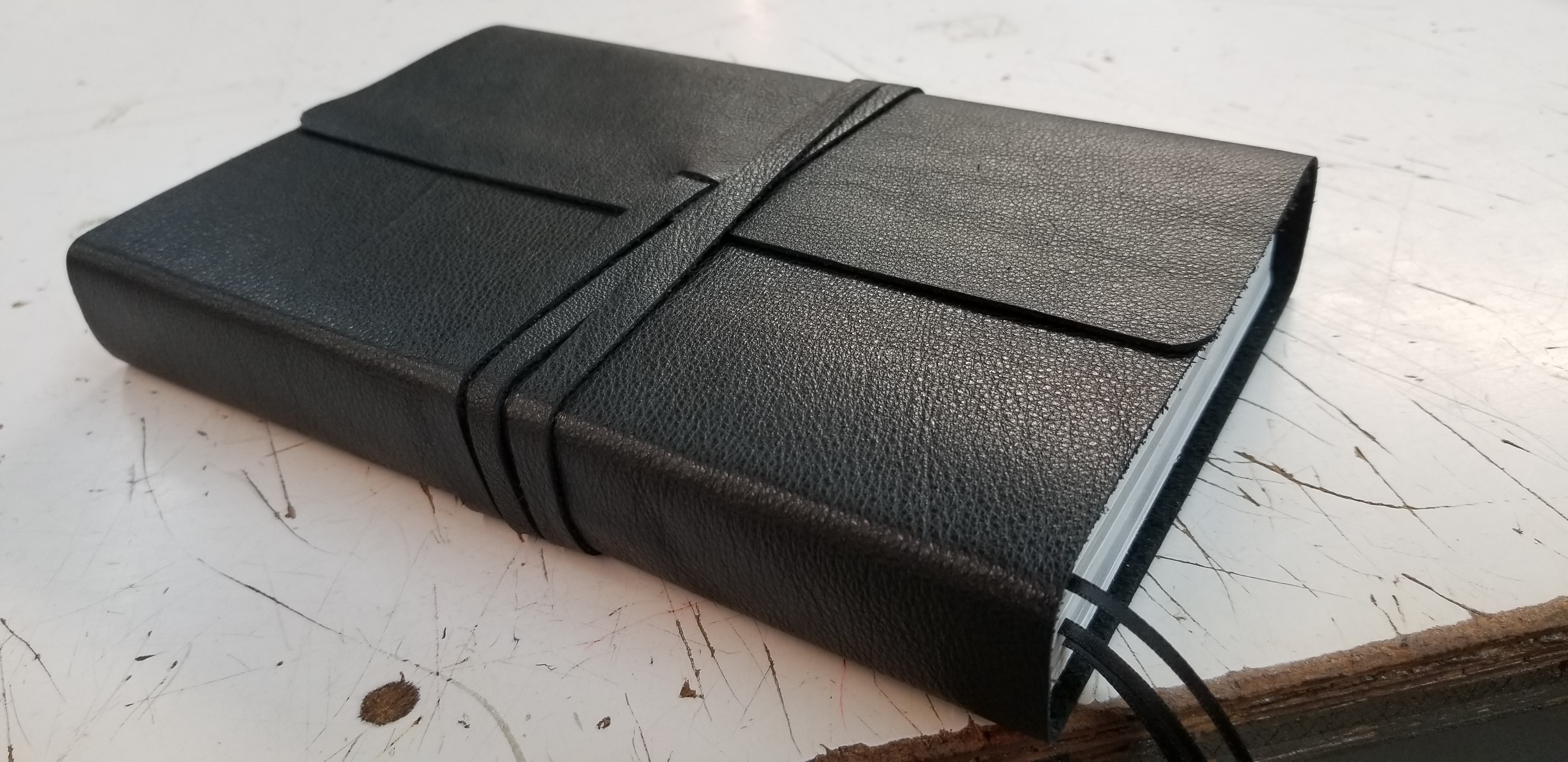 Raw Edge Flap 2 Norris Bookbinding Co.